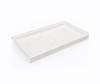 Swanstone SS-3460 34 x 60 Alcove Shower Pan with Center Drain, Carrara