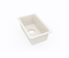 Swanstone US-1711 11 x 17 Undermount Single Bowl Sink, Bisque