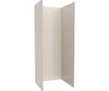 Swanstone Metro Subway Tile Glue-Up Shower Wall Kit 36x36x96 Bisque