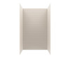 Swanstone Metro Subway Tile Glue-Up Bathtub and Shower Wall Kit 34 x 42 x 72 Bisque