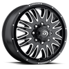 8x170mm Gloss Black Machined Vision Rival Wheel