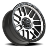 Vision Wheel 5x5" Matte Black Machined NEMESIS Wheel with YZ Zinc