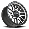 Vision Wheel 6x5.5 6-Lug Matte Black Machined Finish Nemesis Wheel Rim
