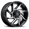 Vision Wheel 5x114.3mm Gloss Black Machined VOR Prowler Rim