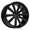 Vision Wheel 5x4.5" Satin Black VIS SPLINTER Automotive Wheel