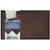 654S23BN Durable Wipe-N-Walk Entrance Mat, 2 Feet By 3 Feet By .375 Inch Thick, Brown
