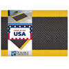 Durable 587S23BKY Diamond Sof Spun Plus Anti-Fatigue Mat, 24 Inches By 36 Inches By .75 Inches Thick, Black w/Yellow Border