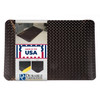 442SHD23BK Heavy Duty Diamond-Dek Sponge Anti-Fatigue Mat, 2 Feet By 3 Feet By .875" Thick, Solid Black