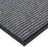 Durable 613S34GY Spectra Rib Entrance Mat, 3 Feet By 4 Feet By .375 Inch Thick, Gray