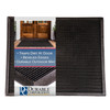 396S1624 Durable Fingertip Entrance Mat, 16 By 24 By .625 Inches Thick, Black
