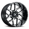 Vision Wheel 8-165.1 GBMF Gloss Black Machined Finish Automotive Wheel