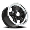 5-4.75 GBML Vision Legend 5 Wheel – Gloss Black Machined, 5x4.75" Bolt Pattern