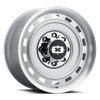 6x5.5" Silver Vision Flow Wheel - 6-Lug Automotive Rim