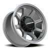 Vision Wheel 8-6.5 SG FLOW - 8 Lug Satin Gunmetal Aluminum Wheel