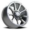 Vision Wheel 5-150 GMMF Turbine - Gloss Black Machined Finish Wheel