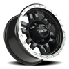Vision Wheel 8x6.5" Gloss Black Machined Rim – MANX Model