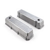 Speedmaster Ford 429 460 Polished Aluminum Ball Milled Valve Covers - Tall w/ Hole PCE314.1091.02