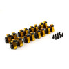 Speedmaster Chevy SBC 350 1.6 Aluminum Shaft Mount Roller Rocker Arm Set .140 Int. Offset PCE261.1100