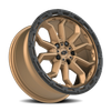5x5.0" Satin Black Vision Korupt Wheel