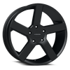 Vision Wheel 6-139.7 SB VIS SWITCHBACK 6-Lug Satin Black Wheel