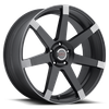 Vision Wheel 5x5.5 Matte Black Anthracite Spoke Automotive Wheel