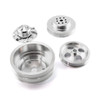 Speedmaster PCE415.1039 Chevy SBC Serpentine Pulley Kit Long Water Pump Type 2 Power Steering