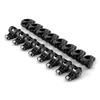 Speedmaster Chevy SBC 350 1.6 Ratio 7/16" Ultra Black Chromoly Roller Rocker Arms Set PCE261.1163