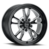 Vision Wheel Patriot 5x4.75 Gloss Black Machined Automotive Wheel
