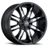 Vision Wheel 6-5.5 GBMF Gloss Black Machined Finish Automotive Wheel