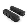 Speedmaster Chevy BBC 454 Fabricated Valve Covers Black Tall without Hole PCE314.1111.03