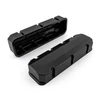 Speedmaster Chevy BBC 454 Fabricated Valve Covers Black Tall without Hole PCE314.1111.03
