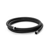 Speedmaster -6 AN Braided Black Nylon Hose Line 3 ft. Length 1-339-008-01