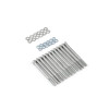 Speedmaster 4" Steel Allen Head Valve Cover Bolts 1/4 Thread 12pc Set PCE310.1019