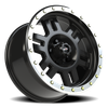 Vision Wheel 5x127mm Gloss Black Machined MANX Automotive Rim
