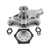 Speedmaster PCE195.1107 Chevy SBC 350 HV Straight Impeller Aluminum Short Water Pump Satin