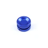 Speedmaster Billet Aluminum Screw-in Valve Cover Oil Filler Cap Kit, Blue Anodized PCE313.1002