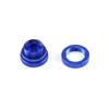 Speedmaster Billet Aluminum Screw-in Valve Cover Oil Filler Cap Kit, Blue Anodized PCE313.1002