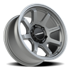 Vision Wheel 6x5.5" Satin Gunmetal Flow Wheel