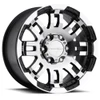Vision 6x139.7mm Gloss Black Machined Face Wheel with Warranty