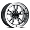 Vision Patriot 5x4.75 Polished/Gloss Black Machined Polished Automotive Wheel