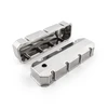 Speedmaster Chevy BBC 454 Fabricated Valve Covers Satin Tall with Hole PCE314.1105.01