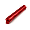 Speedmaster 22" Red Anodized Single Pass Transmission Oil Cooler with Fittings PCE186.1014