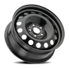 Vision Wheel 5-Lug 105mm Black Oval Snow Wheel