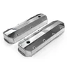 Speedmaster Chevy BBC 454 Long Bolt Fabricated Valve Covers Polished Tall w/ Hole