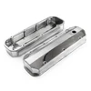 Speedmaster Chevy BBC 454 Long Bolt Fabricated Valve Covers Polished Tall w/ Hole