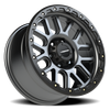 Vision Wheel 6-Lug 5.5" Bolt Pattern Satin Black Steel Wheel