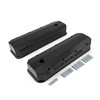 Speedmaster Chevy BBC 454 Long Bolt Fabricated Valve Covers Black Tall w/ Hole PCE314.1108.03