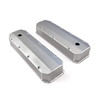 Speedmaster Chevy BBC 454 Long Bolt Fabricated Valve Covers Satin Tall with Hole PCE314.1108.01
