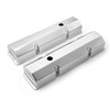 Speedmaster SBC 350 Fabricated Valve Covers Satin Tall with Hole PCE314.1100.02