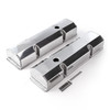Speedmaster Chevy SBC 350 Fabricated Valve Covers Polished Tall with Hole PCE314.1100.01